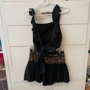 Free People Two Piece Skort Set